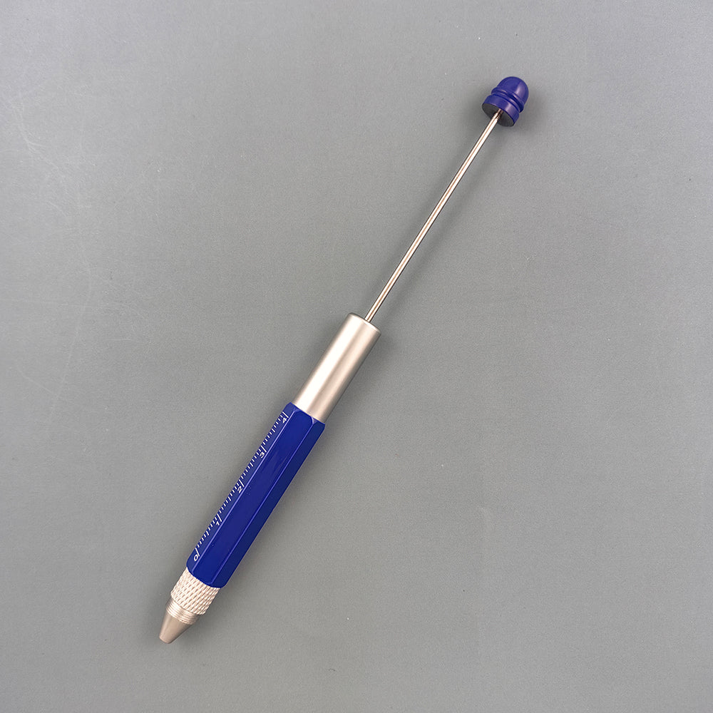 Wholesale Beadable Pens Writing Scale Touch Screwdriver Multifunctional Pen DIY Metal Pen